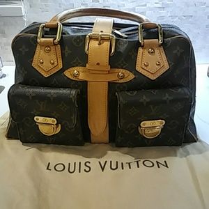 AUTHENTIC LOUIS VUITTON MONOGRAM MANHATTAN HANDBAG